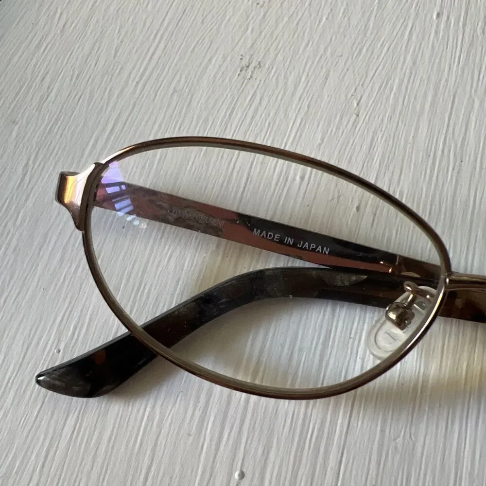 Yves Saint Laurent YSL 4632J Eyeglass Frame 53 16 140 Titanium Rose Gold VTG